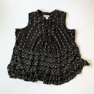 Style & Co sleeveless flowy top